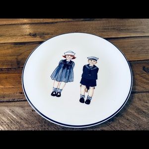 Plate and Bowl Set, the little sailors.
